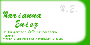 marianna enisz business card